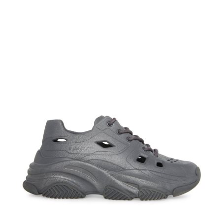 Grey Steve Madden Possessive Women's Sneakers | PH 5187BCM